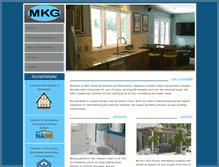 Tablet Screenshot of mkgrenovations.com